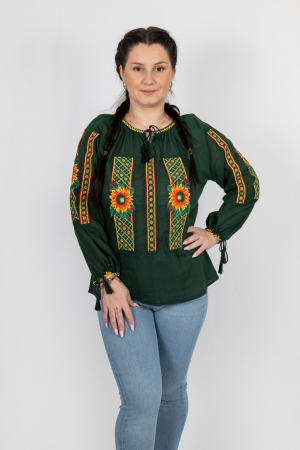 Ii Maneca Lunga - Ie Traditionala cu Flori