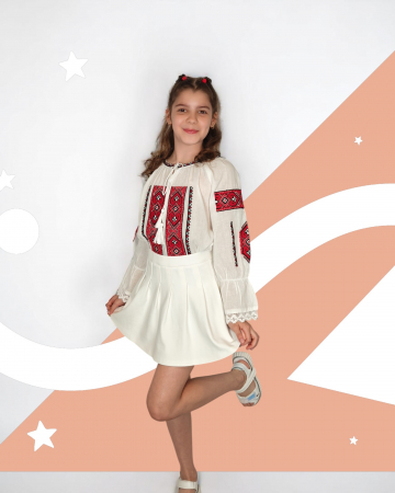 MEGA REDUCERI - Ie traditionala fetite Mariana 3