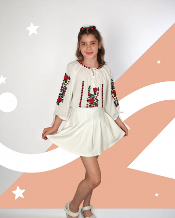 MEGA REDUCERI - Ie traditionala fetite Eliana