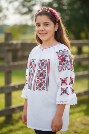 Fetite - Ie traditionala fetite Melania 5