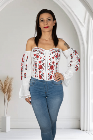 Femei - Corset cu motive traditionale