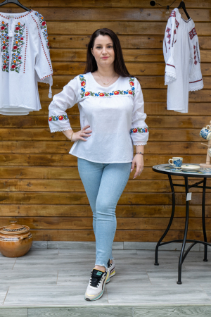 Bluza / Ie Traditionala cu flori 3 [1]