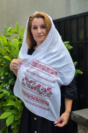Marama Traditionala cu broderie Inflorata [1]