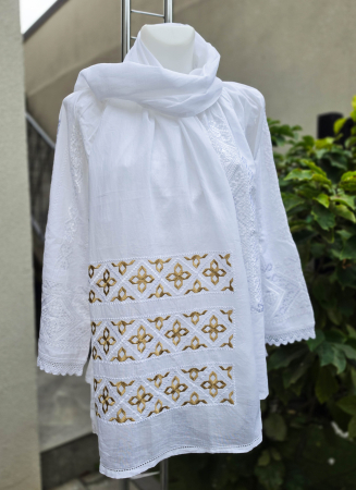 Marama Traditionala cu broderie Inflorata [1]