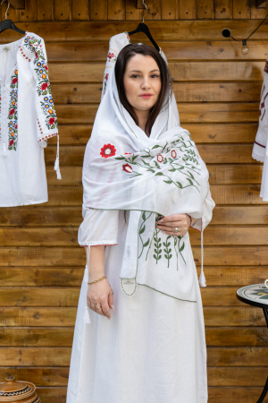 Marama Traditionala cu broderie Inflorata [1]