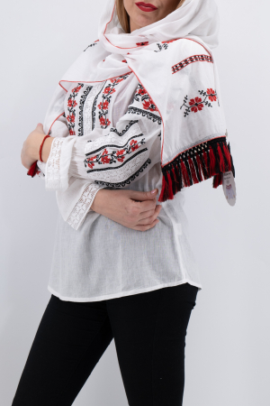 Marama Traditionala cu broderie Inflorata [2]