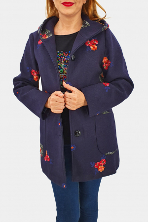 Palton brodat cu Gluga 3 [3]