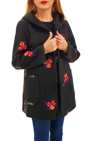 Palton brodat cu Gluga [1]