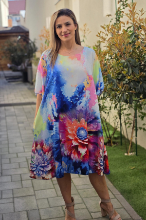 Rochii - Rochie Vascoza Colorata