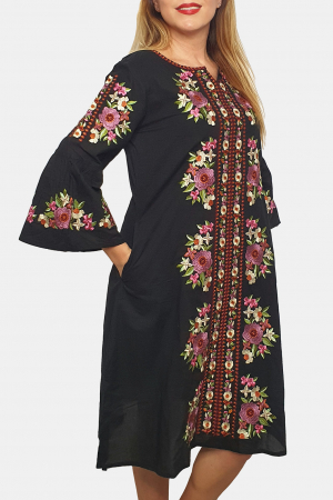 MEGA REDUCERI - Rochie brodata Zenovia