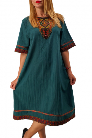 Rochie cu motive traditionale Sara [0]