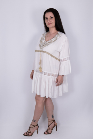 Rochii - Rochie de plaja cu dantela