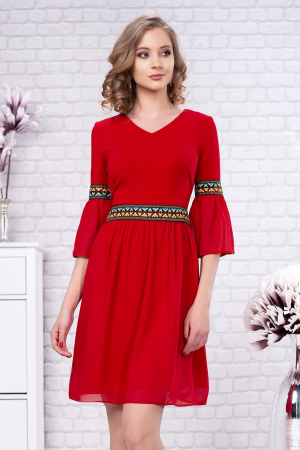 Rochie cu motive traditionale Dumbravita 2 [1]
