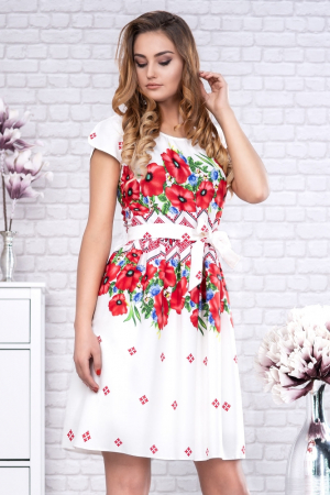 Rochie cu motive traditionale Elenca 3 [1]