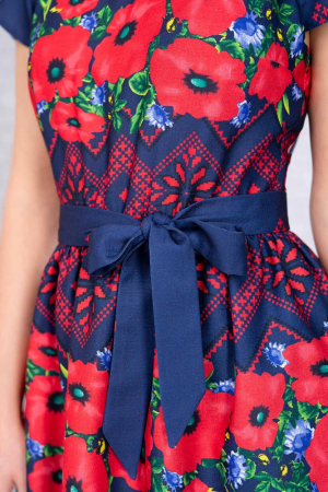 Rochie cu motive traditionale Elenca 2 [3]