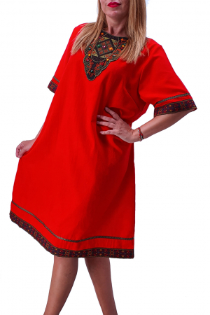 Rochie cu motive traditionale Sara 4 [2]