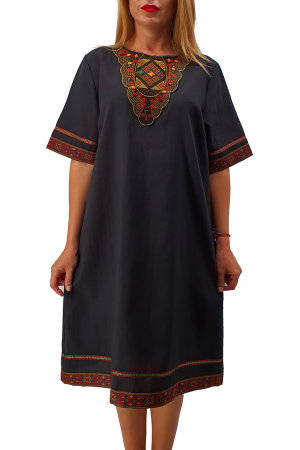 Rochie cu motive traditionale Sara 2 [2]