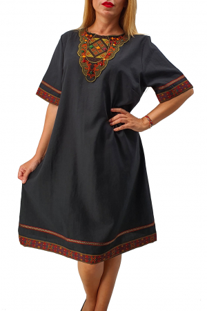 Rochie cu motive traditionale Sara 2 [0]