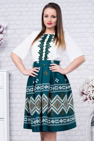 Rochie cu motive traditionale Tatiana 3 [1]