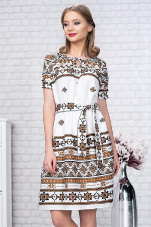 Rochie cu motive traditionale Ilinca [1]