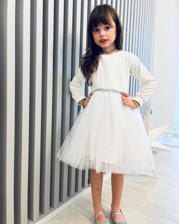 Rochie fetite Alba ca Zapada [1]