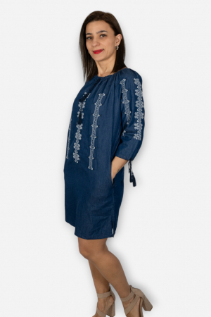 Femei - Rochie Stilizata Denim