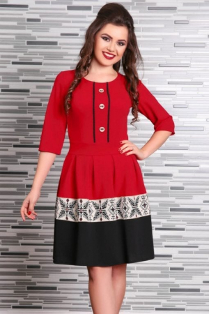 Rochie Stilizata cu Motive Traditionale Andra 4 [1]