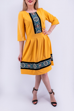 Rochie Stilizata cu Motive Traditionale Andra 6 [3]