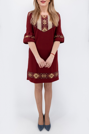 Rochie Stilizata cu Motive Traditionale Izabela 13 [0]