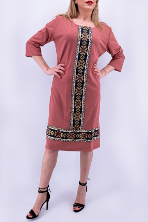 Rochie Stilizata cu Motive Traditionale Izabela 19 [2]