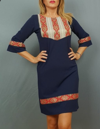 Rochie Stilizata cu Motive Traditionale Izabela 7 [3]
