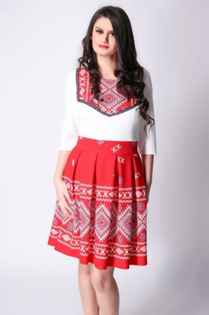 Rochie Stilizata cu Motive Traditionale Sorana 2 [0]