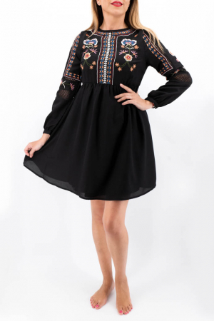 Rochie cu motive Traditionale Anemona [0]