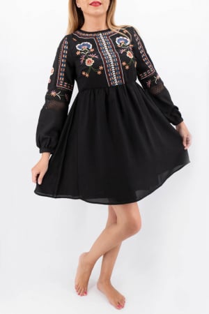 Rochie cu motive Traditionale Anemona [2]