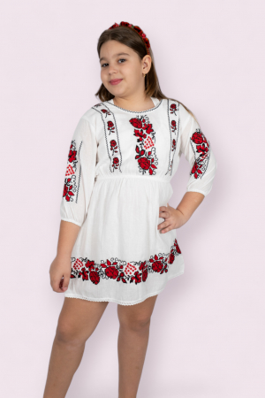 Fetite - Rochie traditionala fetite Alberta 3