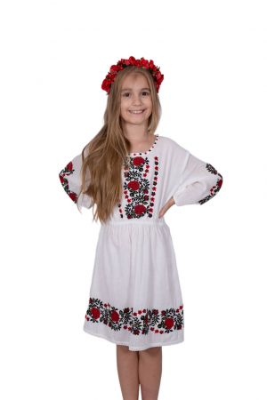 Fetite - Rochie traditionala fetite Elina