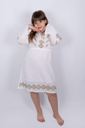 MEGA REDUCERI - Rochie traditionala fetite Daiana 3