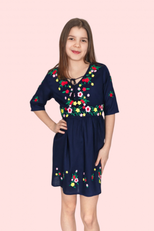 Fetite - Rochie traditionala fetite Eva 4