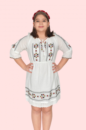 Fetite - Rochie traditionala fetite Raluca