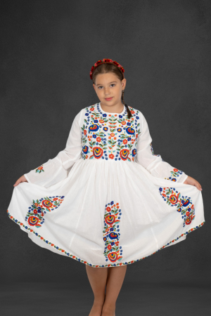 Fetite - Rochie traditionala Fetita Fiorela 11