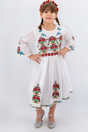 Rochie traditionala Fetita Fiorela [2]