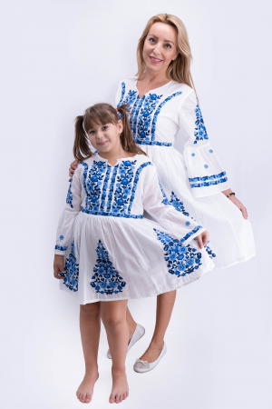MEGA REDUCERI - Rochie traditionala Fetita Fiorela 10