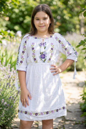 Fetite - Rochie traditionala fetite Maricica 2