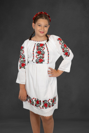 Fetite - Rochie traditionala fetite Elvira 2