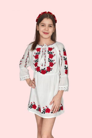 Fetite - Rochie traditionala fetite Andrea