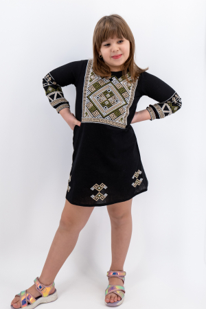 MEGA REDUCERI - Rochie traditionala fetite Rosa 2