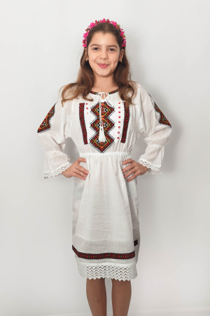 Rochie traditionala fetite Zoe 2 [5]