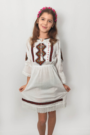 Rochie traditionala fetite Zoe 2 [4]