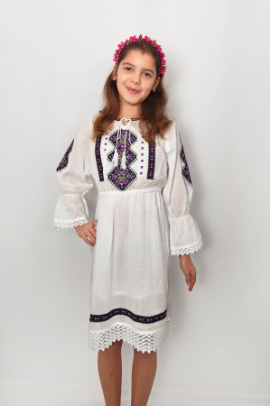 Rochie traditionala fetite Zoe 3 [2]