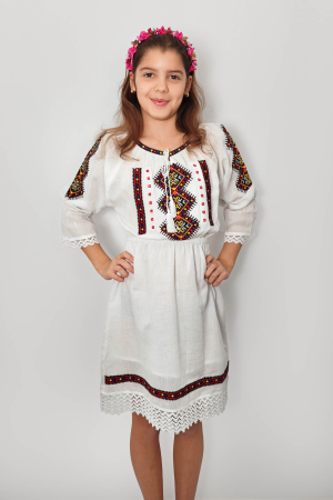 Copii - Rochie traditionala fetite Zoe 5
